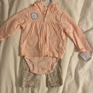 Baby girl sweatsuit 6 months